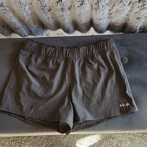 Gray Huk Shorts